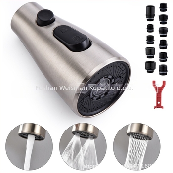 Proširivač slavine za kuhinju s izvučnom glavom, 11-dijelni set, model A100, ABS, upravljanje jednom ručkom