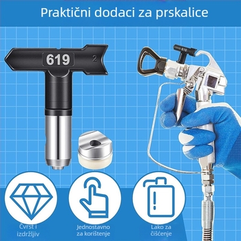 Prskajuća mlaznica, serija 286, namijenjena za prskanje; alias: pištolna mlaznica