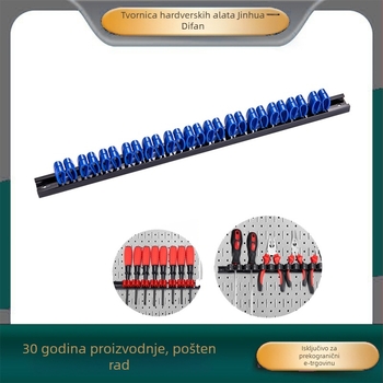 Plastični držač odvijača i stalak za alat — višenamjenski, ugradnja vijcima, 1 sloj, za stolnu ili vanjsku upotrebu