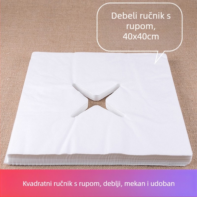 Jednokratne kozmetičke maramice od netkanog materijala — Naranfi, za salon ljepote, 100 listova, 50 paketa