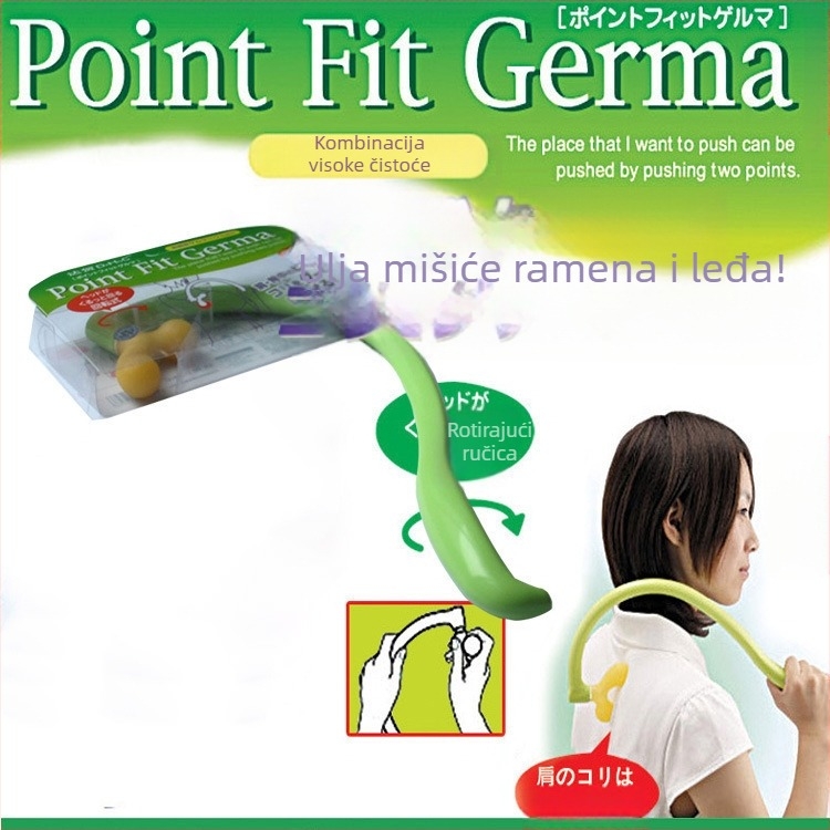 Masažer za vrat i ramena, ručni masažni alat za leđa, lonac za moksibuciju, brend Press, porijeklo Zhejiang, težina 22 g, pakiranje 68 kom.