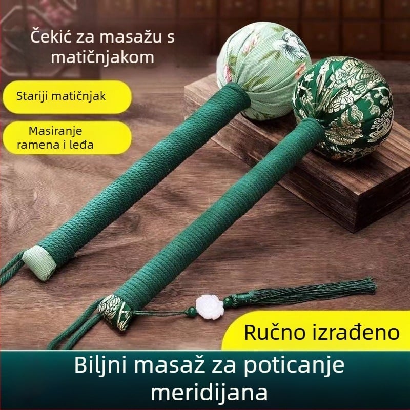 Ručni masažni čekić s Artemizijom, okrugla glava, za masažu cijelog tijela; DIY komplet, lansiran 2024.
