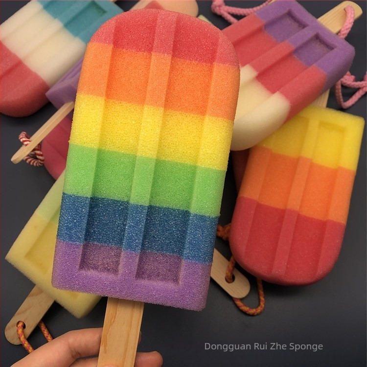 Ruize spužva za kupaonicu s držačem, PU spužva, 0,5 g, pakiranje 100