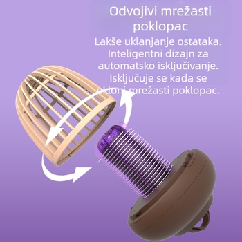 Lampa za ubijanje komaraca s LED, USB punjiva, za vanjsku upotrebu, hvatanje komaraca svjetlosnim valom, za 51–100 m², predstavljena 2022.