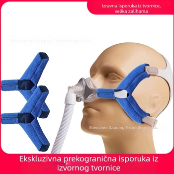 CPAP maska pokrivalo za lice s Y-oblika platnene cijevi, zaštita od pritiska, kompatibilno s AirFit N20 Wisp, izrađeno od poliester vlakana i najlonskih vlakana
