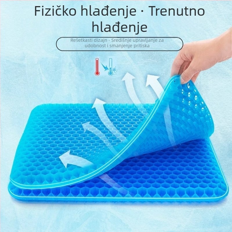 Manzi gel jastuk za sjedalo — silikonska punjenja, moderni minimalistički stil, za ured