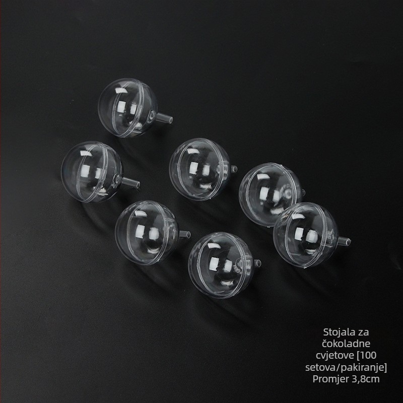 Materijal za pakiranje cvijeća | Model: Chocolate Cup | Materijal: akril | Namjena: Pakiranje cvijeća | Pakiranje: 100 setova u kutiji