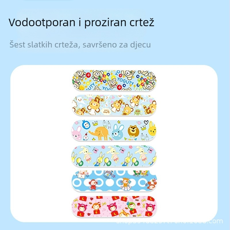 Phaeton flaster s crtić dizajnom, vodootporan i prozračan, hemostatska pločica za stopalo, 100 kom.