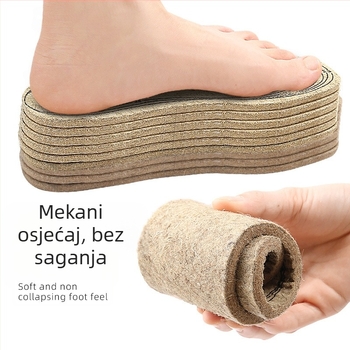 Uložak za obuću za zimu — kemijsko vlakno, topao i otporan na hladnoću, cijeli ulošak, pogodna za tenisice, kožne cipele, čizme, casual i radnu obuću