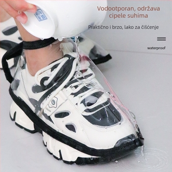 PVC zaštitne navlake za cipele za frizerski salon, model 35-45 code, vodootporne, za cipele, kutija 500 kom