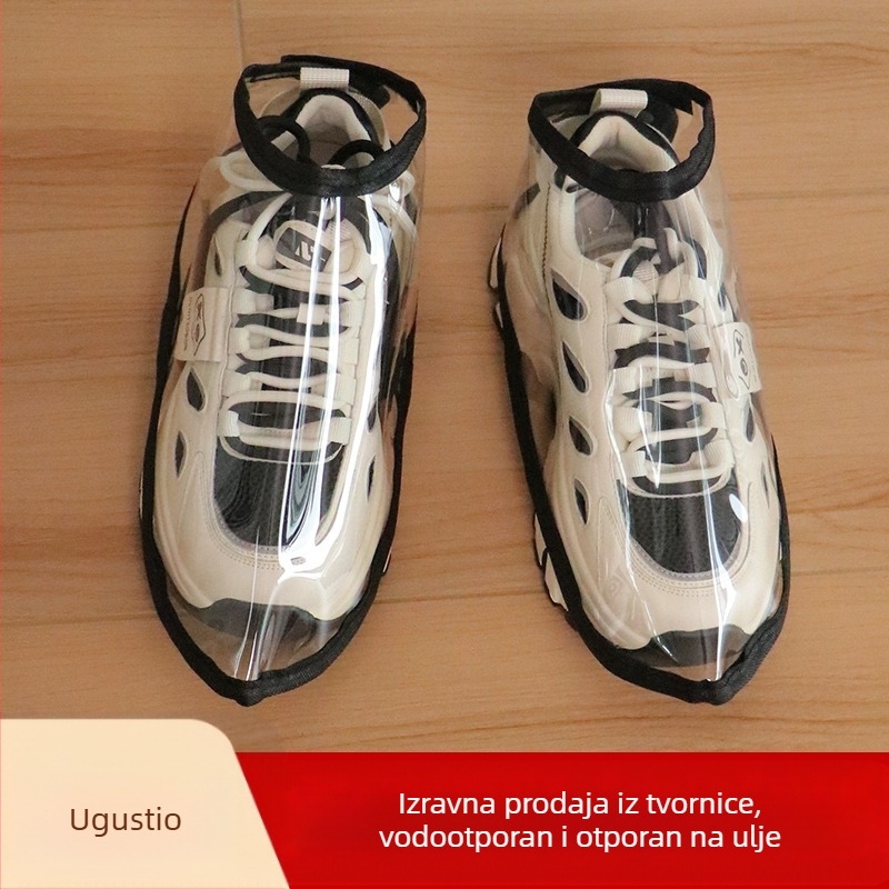 PVC zaštitne navlake za cipele za frizerski salon, model 35-45 code, vodootporne, za cipele, kutija 500 kom