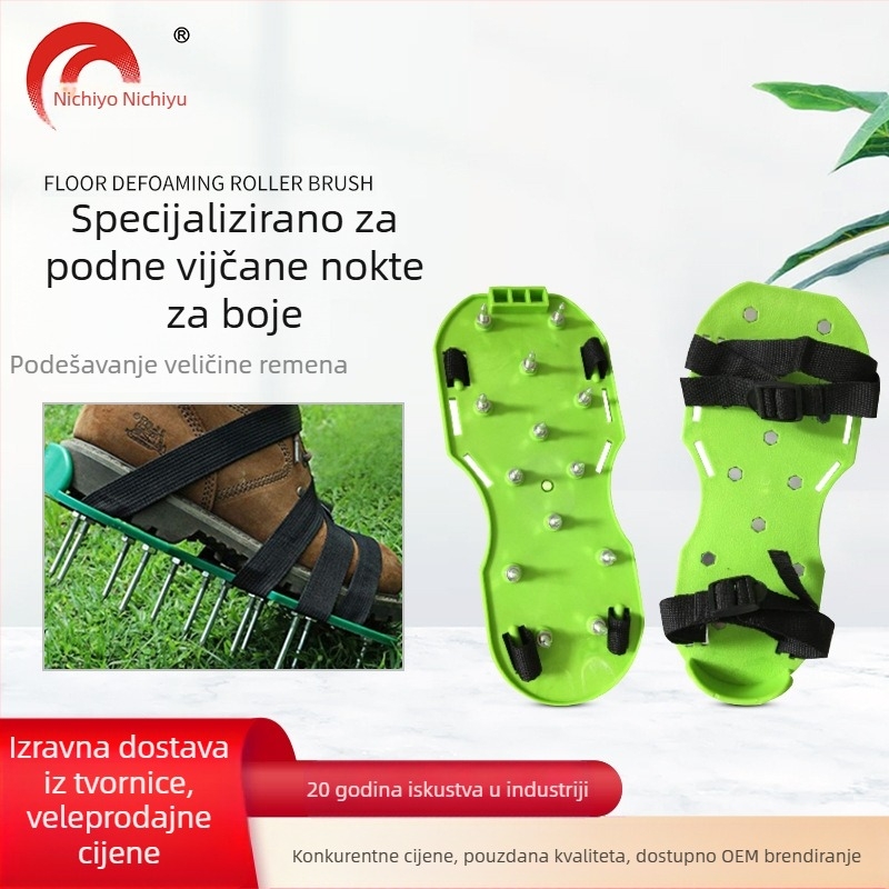 Cipele s bodljama za postavljanje podova – protuklizne cipele za rad na samo nivelirajućim podovima i podrška u uklanjanju pjene