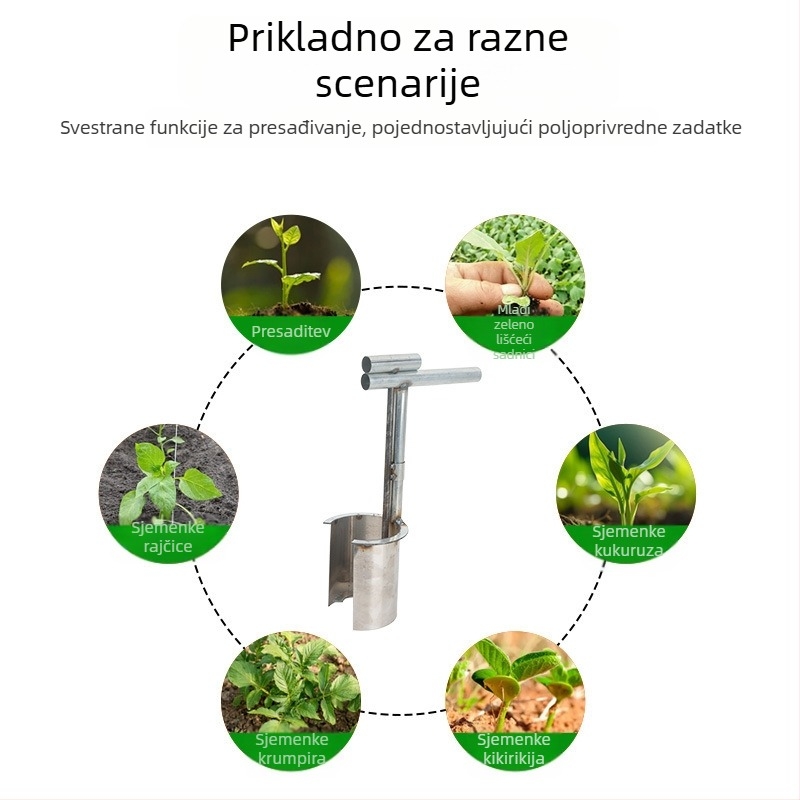 Manha stroj za sadnju i presađivanje sadnica u plasteniku — univerzalna upotreba, brzo premještanje sadnica