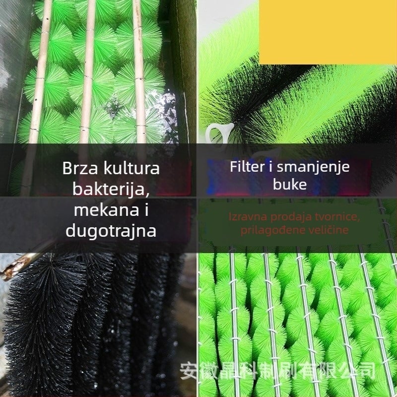 Jingke 02 Četka za pročišćavanje otpadnih voda i filtraciju; materijali: najlon, čelične žice, bakrene žice; licencirana privatna etiketa: Da