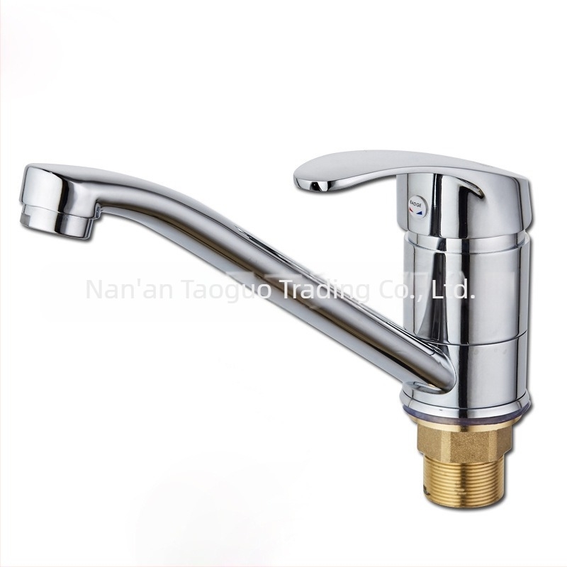 Kuhinjska miješalica s rotacijom, topla i hladna voda, za sudoper, keramički kartridž, model TG-3524111, promjer priključka 40 mm, ulaz/izlaz 20 mm