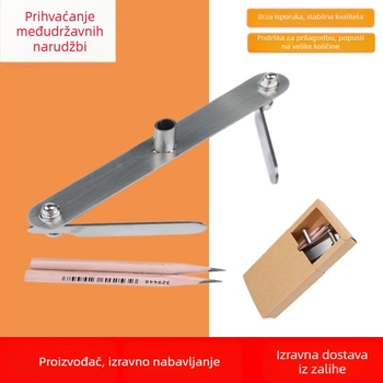 JAVIER drvosječa alat za crtanje s brzom prilagodbom i centriranjem, raspon 0-100 mm