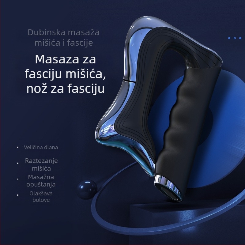 Fascia masažer, punjiv, s kabelskim ručnim upravljanjem i mehaničkim načinom rada