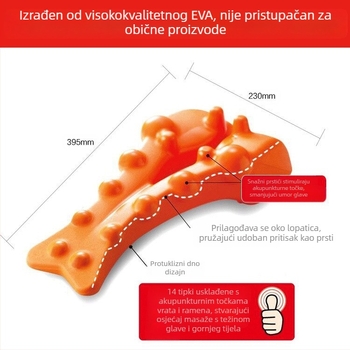 EVA masažna jastučnica za vrat – joga dodaci za zdrav masažni tretman