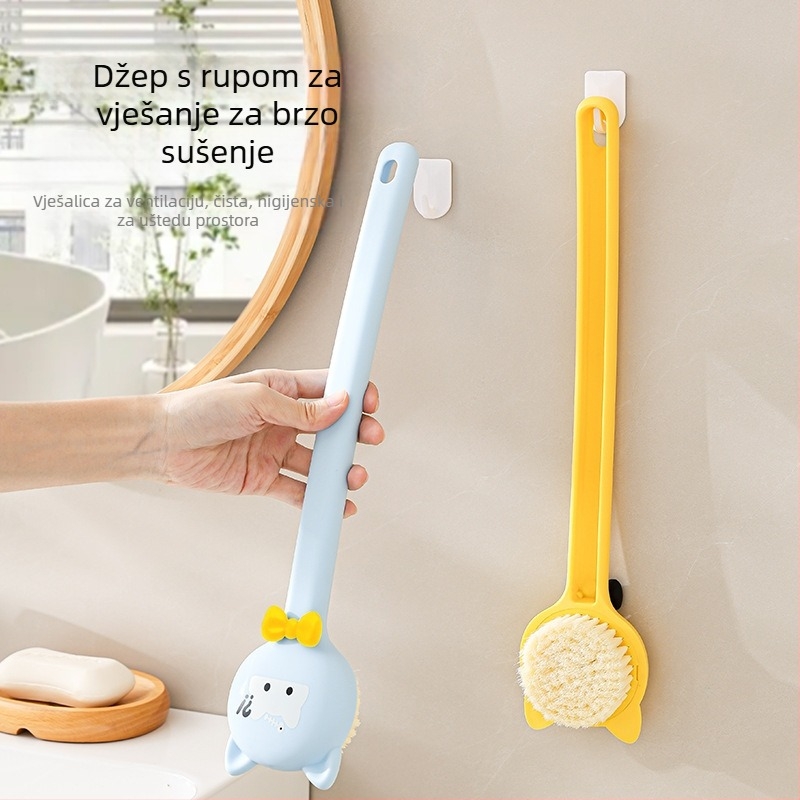 Kefica za tuširanje i masažu s dugačkom drškom za leđa – Hongyu, podrijetlo Zhejiang, materijal PP, kod HY-0378