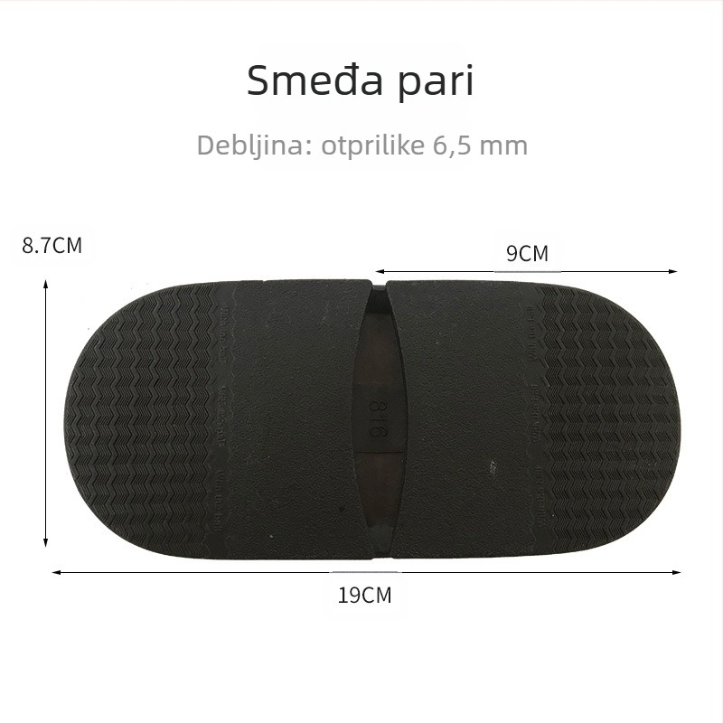 Potplati cipela od gume teleće tetive, model Fine Ripple, pogodni za kožne cipele, sandale, svakodnevne cipele, tople cipele, platnene cipele, radne cipele