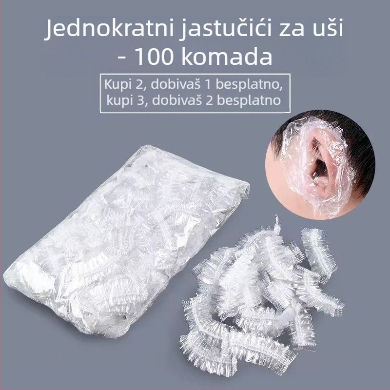 Jednokratne vodootporne ušne zaštitne maske za kupanje i bojanje kose