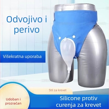 Shengbang silikon–urinarni kolektor i vrećica za urin za odrasle s inkontinencijom — konstrukcija silikon/plastik, 60 komada po paketu