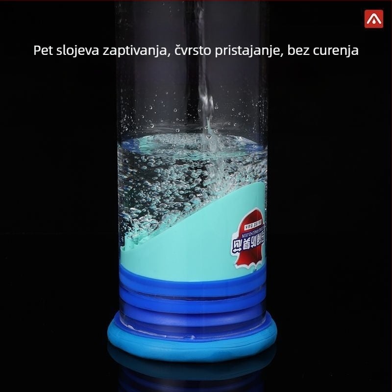 Tijesni prsten za flanšu toaleta s ventilom – protiv povratnog protoka, kontrola mirisa, debeli gumeni prsten, Makin