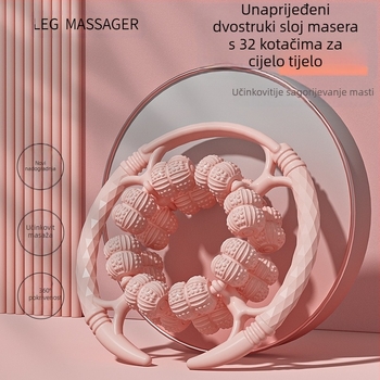 Uređaj za masažu nogu s 32 kotača kružnog massagera, potpuno omotani valjci, masāža meridijana — Materijal: PP • Marka: Other • Kategorija: Uređaj za ljepotu nogu