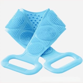 TPR scrub za leđa, duga traka za exfolijaciju i masažu – tuš četka
