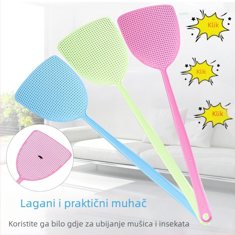 Štapić za mušice i komarce – debela konstrukcija, duga drška, izdržljiv plastični PP, netoksičan