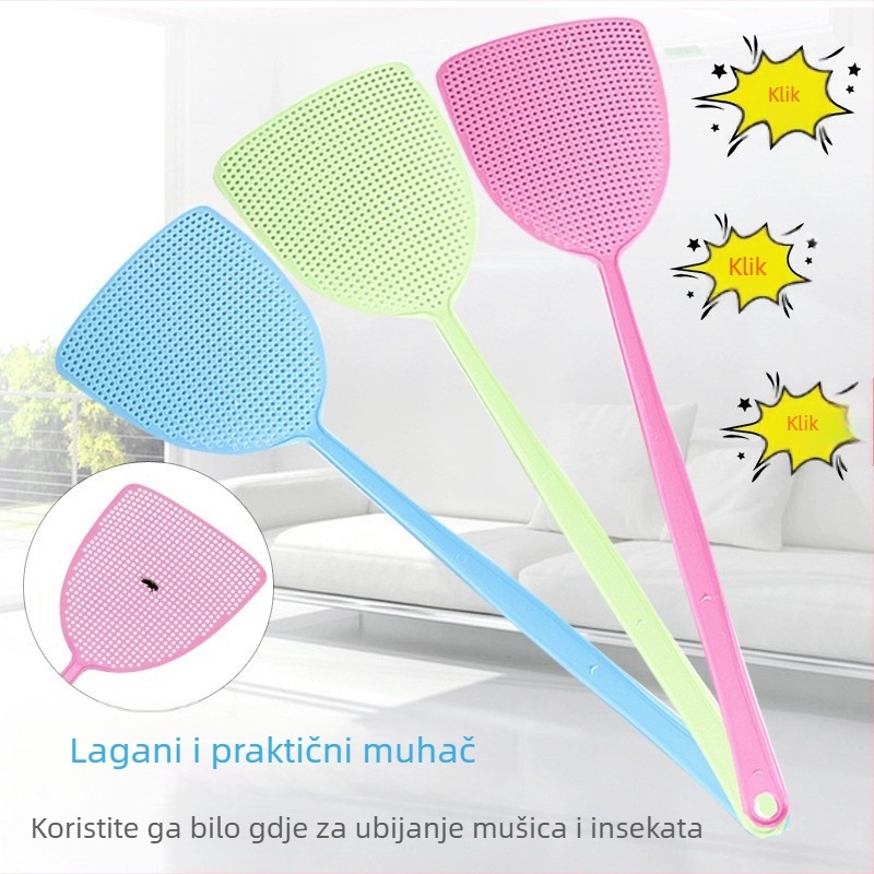 Štapić za mušice i komarce – debela konstrukcija, duga drška, izdržljiv plastični PP, netoksičan