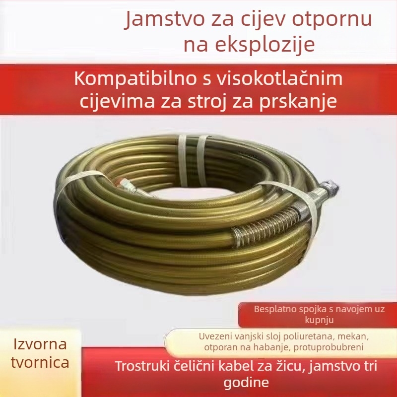 Stroj za prskanje bez zraka za cijevi — visok tlak, otporan na habanje, eksplozijski otporan