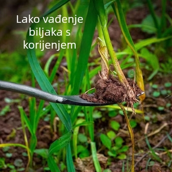 Vrtna ručna lopata za kopanje češnjaka i divog povrća