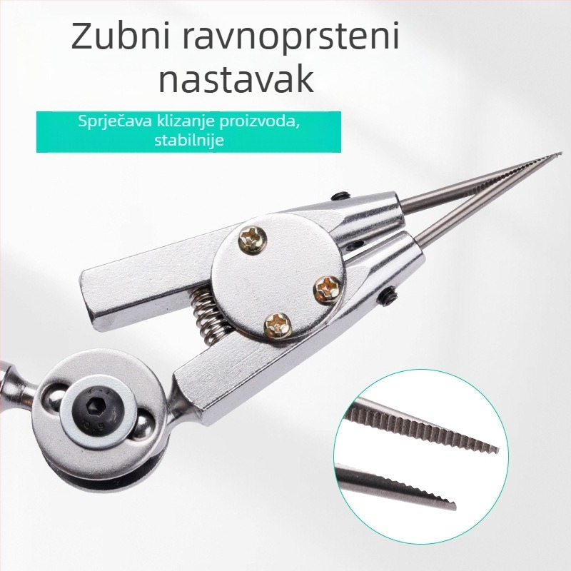 Zavarivački držač s tri ruke i dvostruko glavom, pomoćni radni stol, brend Yilong