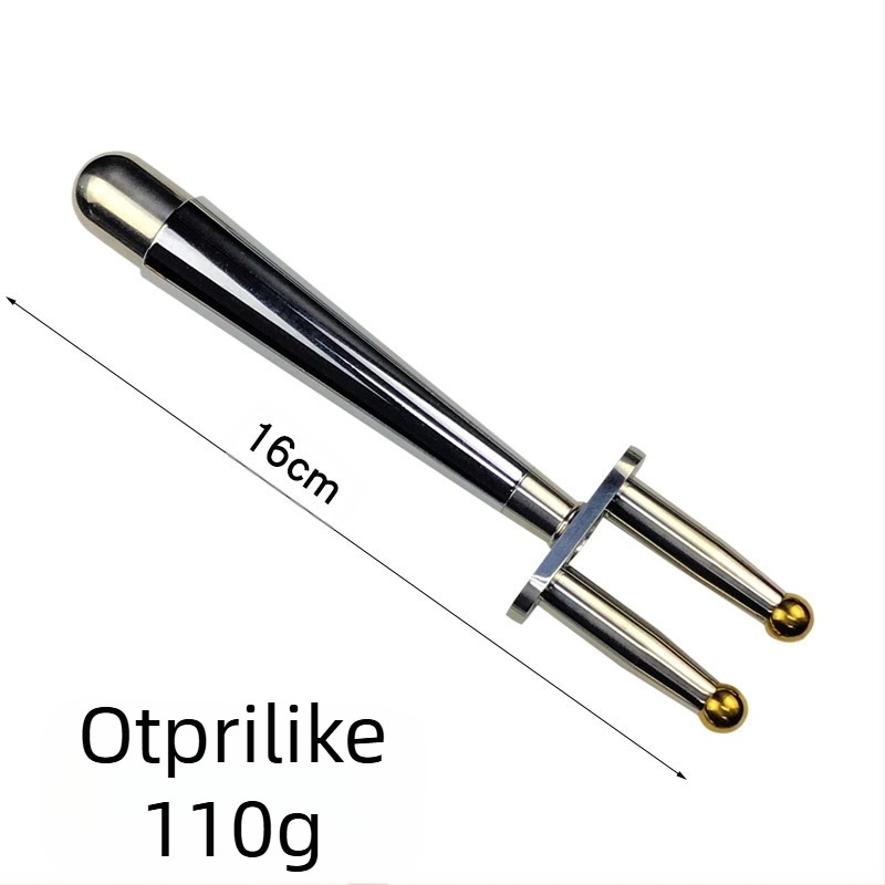 Magnetska vilica masažni štapić za terapiju meridijana — nehrđajući čelik, okrugla masažna glava, vilici oblik, primjena na vratnu regiju, neprekidna regulacija brzine