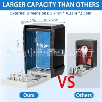 Kutija za ključeve od aluminijske legure, model 817P, strojni tip, debljina zaključnog štapa 5 mm, za ključeve, bankovne kartice i osobne iskaznice