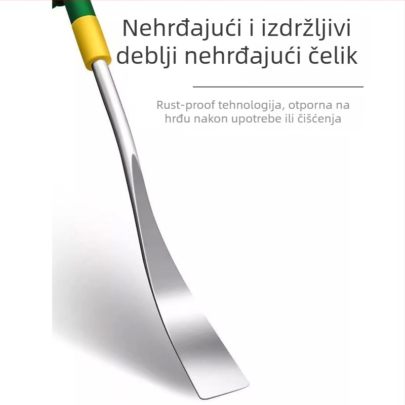 Lopata za češnjak i divlje povrće, metalna drška, glava 260 mm duga, širina 30 mm, težina glave 0,3 kg, Pro-election