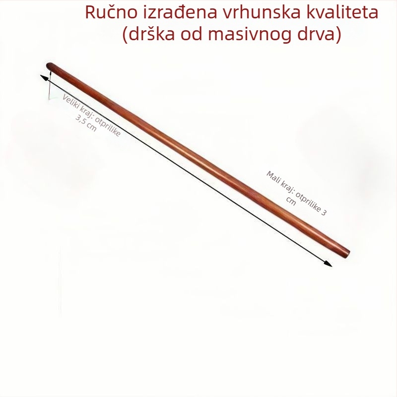Spiralno greblje od mangan čelika s drvenom drškom, zavareno i ručno kovano, za poljoprivredu i hortikulturu