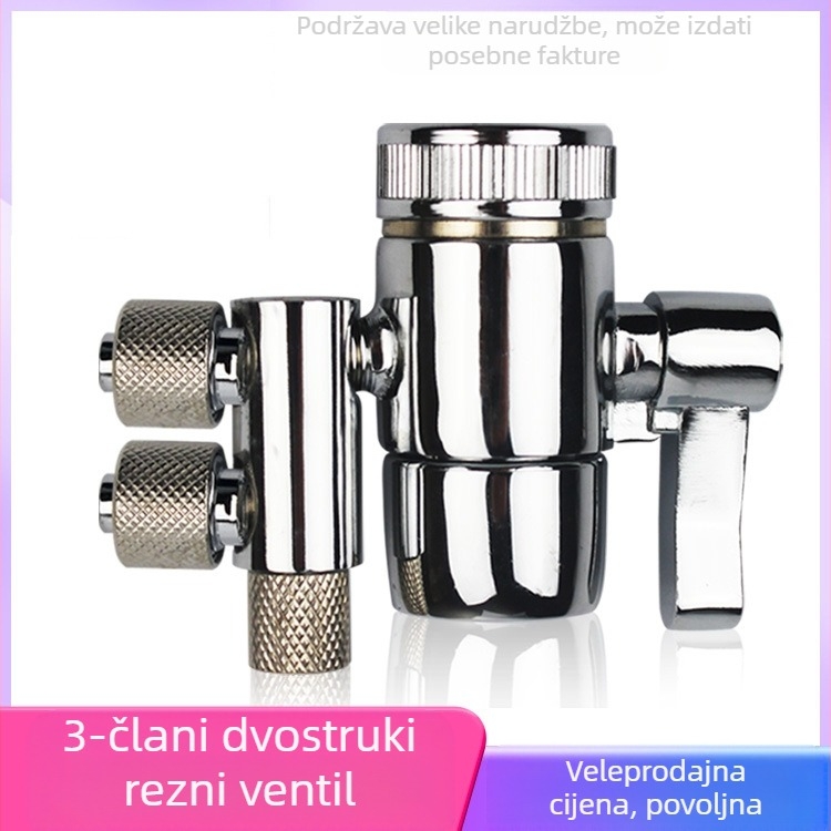 Source Ventil za raspodjeljivanje vode za kućnu filtraciju, čisti bakar, 500 L/h, Model 3