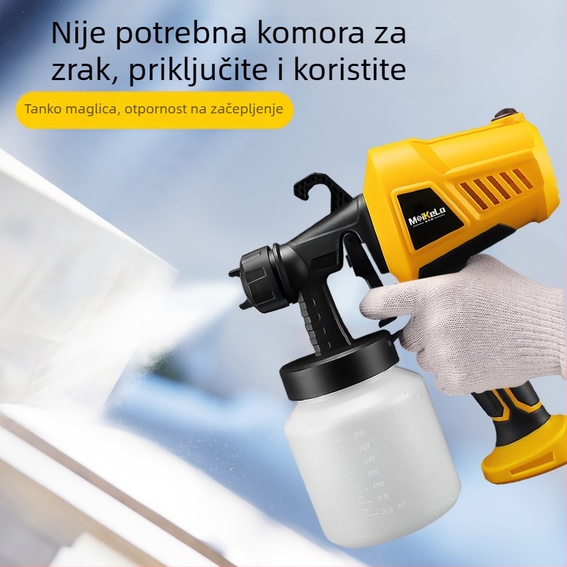 Mekla Električni sprej pištolj za kućnu upotrebu s ravnomjernom atomizacijom i finim raspršivanjem