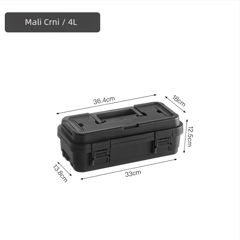 Vanjska kutija za skladištenje alata – prijenosna, otporna na prašinu, materijal: debeli PP, kapacitet 30–40 l