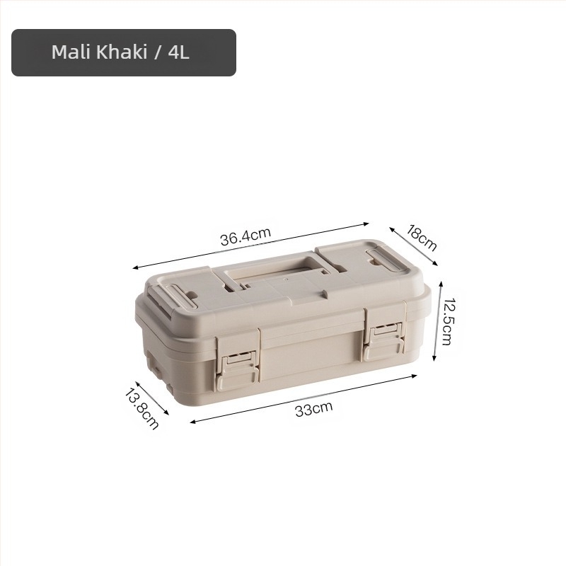 Vanjska kutija za skladištenje alata – prijenosna, otporna na prašinu, materijal: debeli PP, kapacitet 30–40 l