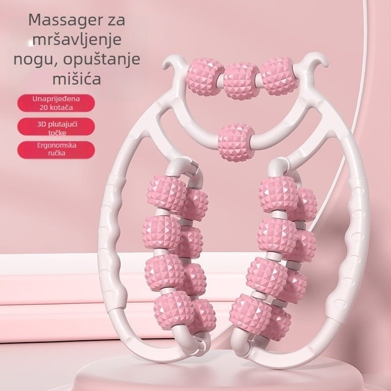 Masažer za stopala s dvostrukim redom kružnih valjaka; Materijal: PP + kopolipropilen; Marka: Sai Yue Kang