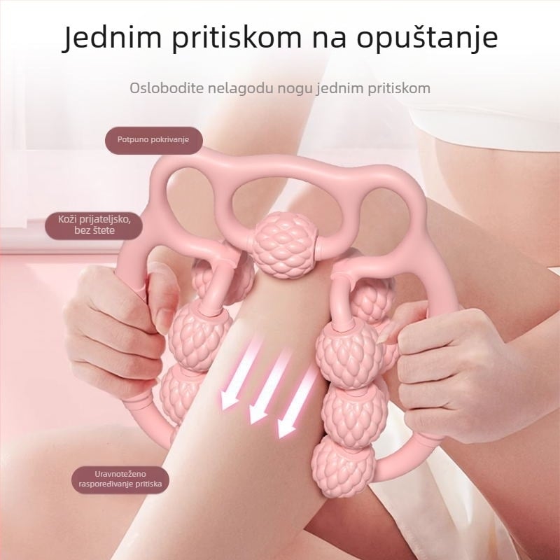 Masažer za stopala s dvostrukim redom kružnih valjaka; Materijal: PP + kopolipropilen; Marka: Sai Yue Kang