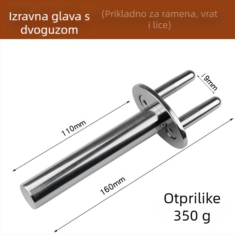 anisa magnetska masažna vilica za meridijane — dvostruka i trostruka vilica, okrugle masažne glave, za vrat, leđa, bokove i noge