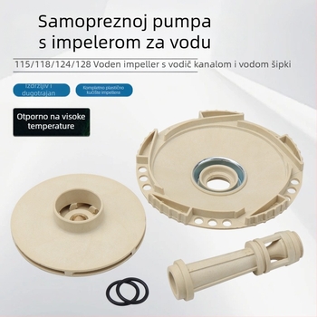 Jet pumpa s automatskim podizanjem – plastični impeler, vodilna cijev, stupac, visoka temperaturna otpornost