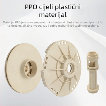 Jet pumpa s automatskim podizanjem – plastični impeler, vodilna cijev, stupac, visoka temperaturna otpornost