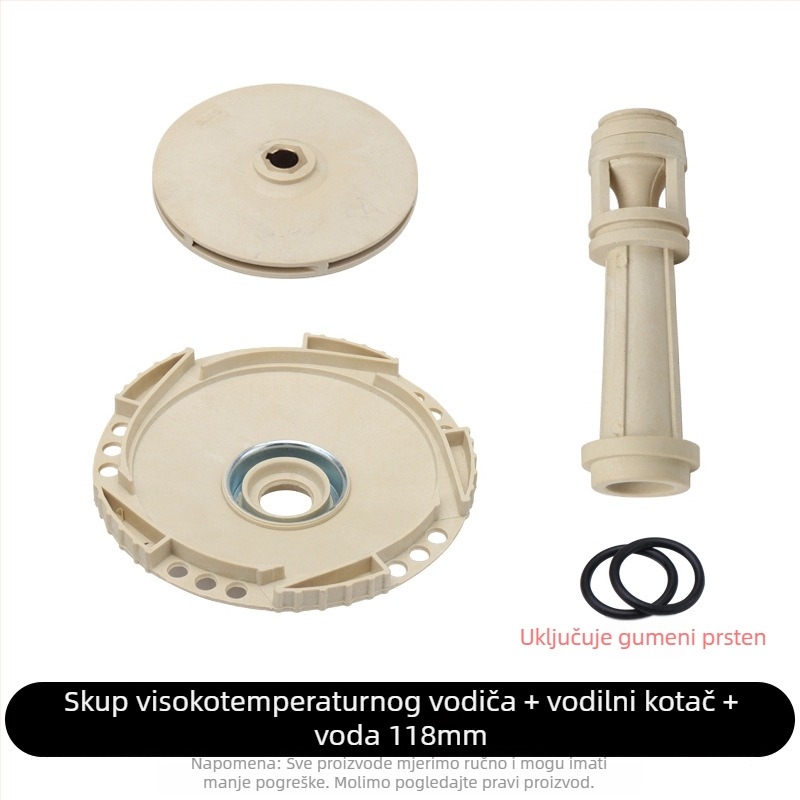 Jet pumpa s automatskim podizanjem – plastični impeler, vodilna cijev, stupac, visoka temperaturna otpornost