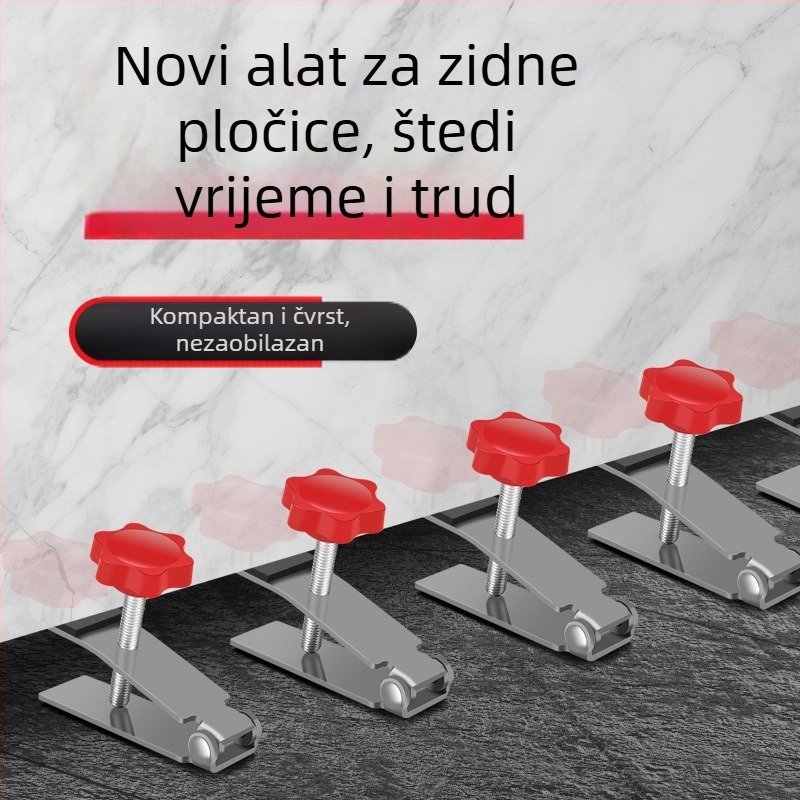 Huiyu alat za niveliranje pločica – krom-vanadijski čelik, univerzalna primjena, pogodno za kućnu ugradnju pločica