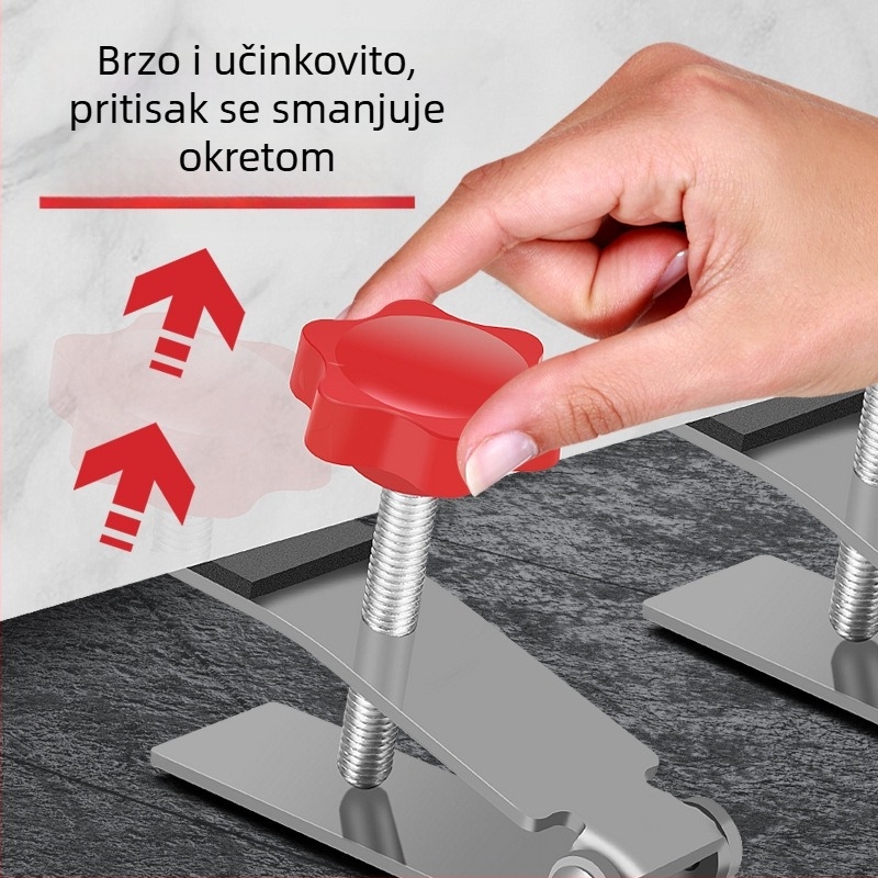 Huiyu alat za niveliranje pločica – krom-vanadijski čelik, univerzalna primjena, pogodno za kućnu ugradnju pločica